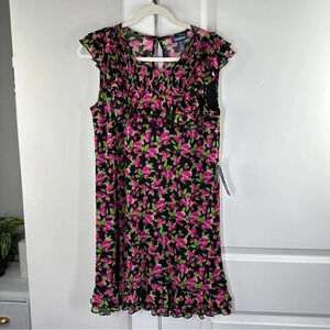 New ModCloth Raspberry Thicket Jam Packed on the Prairie Mini Dress Size Med NWT